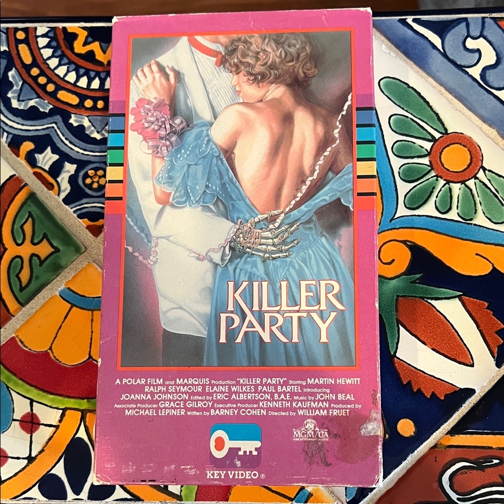 Killer Party VHS Rare